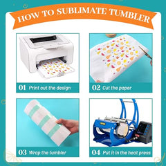 Glass cups with bamboo lids and straws 16 oz Sublimation Frosted glass cups - 8 pack