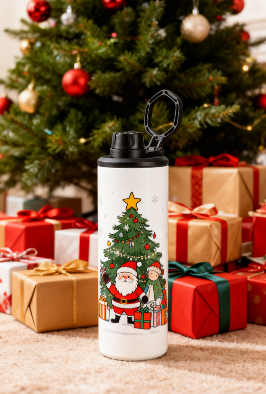 🎄 Create Personalized Christmas Gifts with 20 OZ Sublimation Water Bottles from Joyclub
