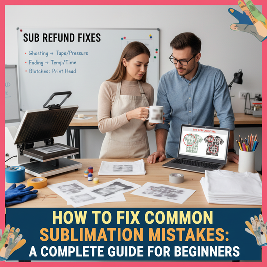🖨️ How to Fix Common Sublimation Mistakes: A Complete Guide for Beginners