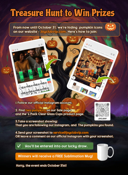 Joyclub Halloween Sale: Treasure Hunt to Win Prizes