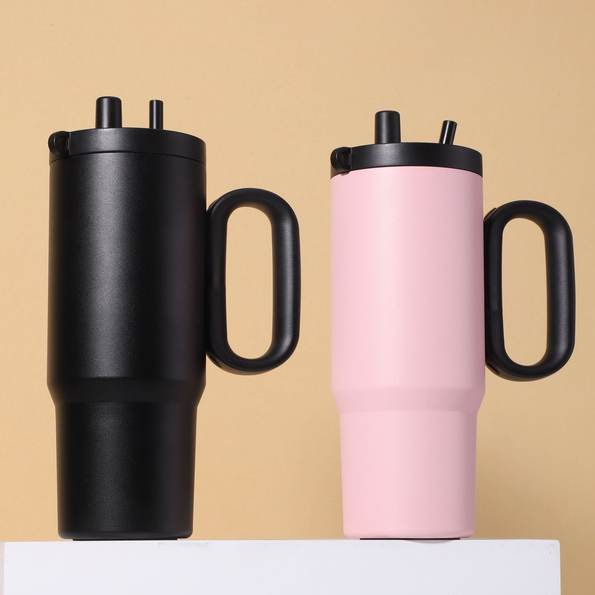 24oz Insulated Stainless Steel Water Bottle with Upgraded Handle - Designer Picks