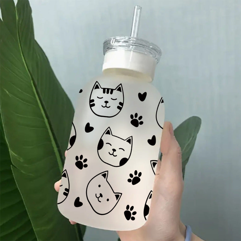 UV DTF Cup Wraps – 7 Sheets for 16oz Glass Cups, Decals & Craft Supplies (Cat)