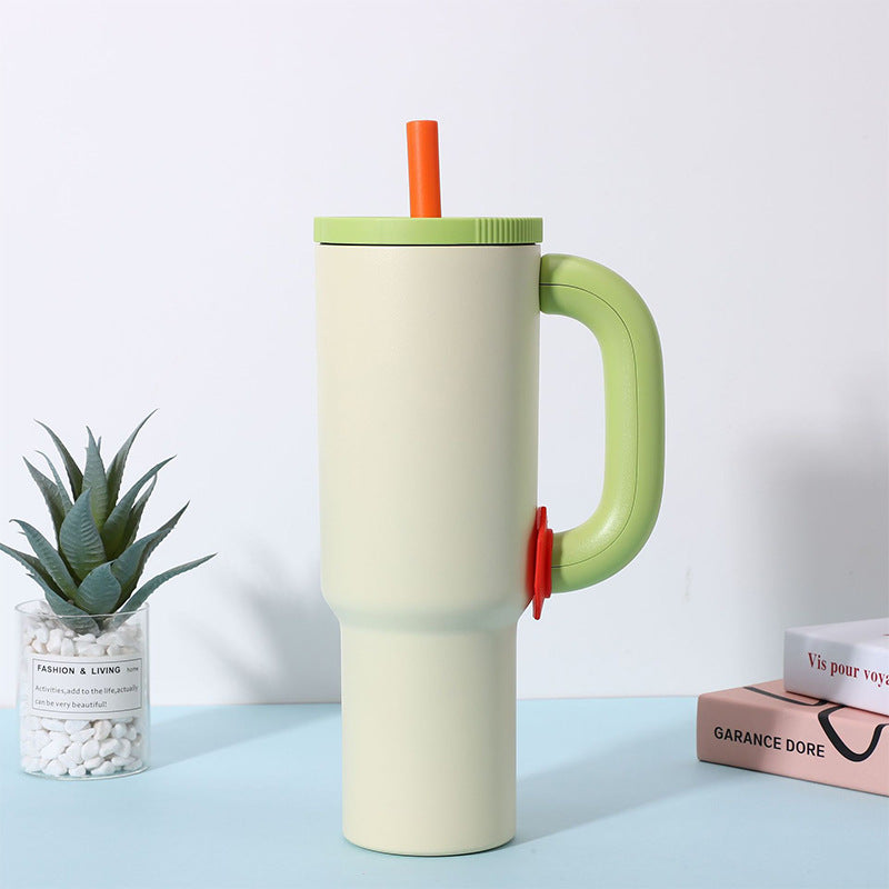 34oz Insulated Travel Tumbler with Straw - Designer Picks