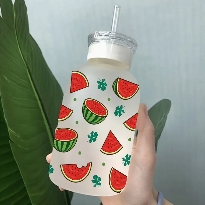 UV DTF Cup Wraps – 8 Sheets for 16oz Glass Cups, Decals & Craft Supplies (Fruit A)