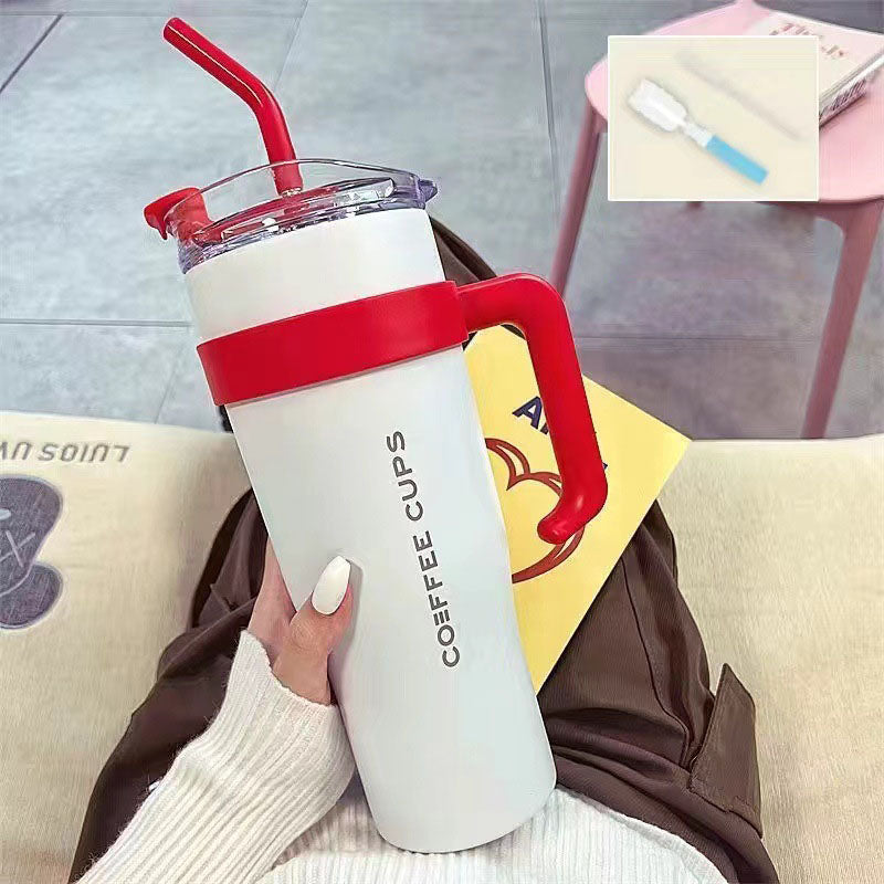 40oz Tumbler with Handle and Straw Lid - Designer Picks