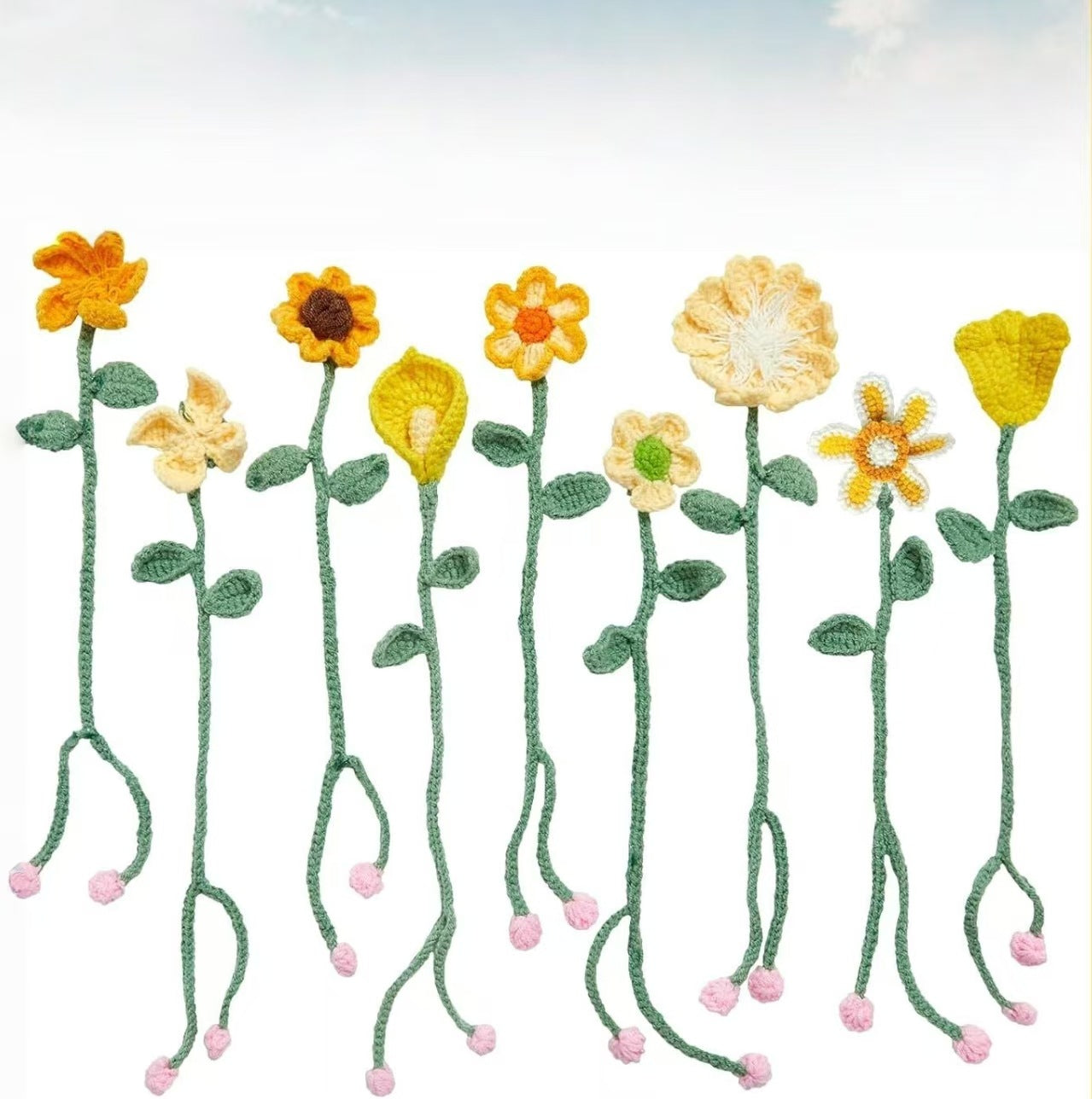 Crochet Kit for Beginners – DIY Animal & Plant Crochet Set, Starter Knitting Kit for Adults and Kids