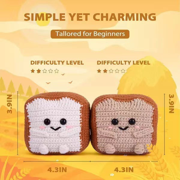Crochet Kit for Beginners – DIY Animal & Plant Crochet Set, Starter Knitting Kit for Adults and Kids