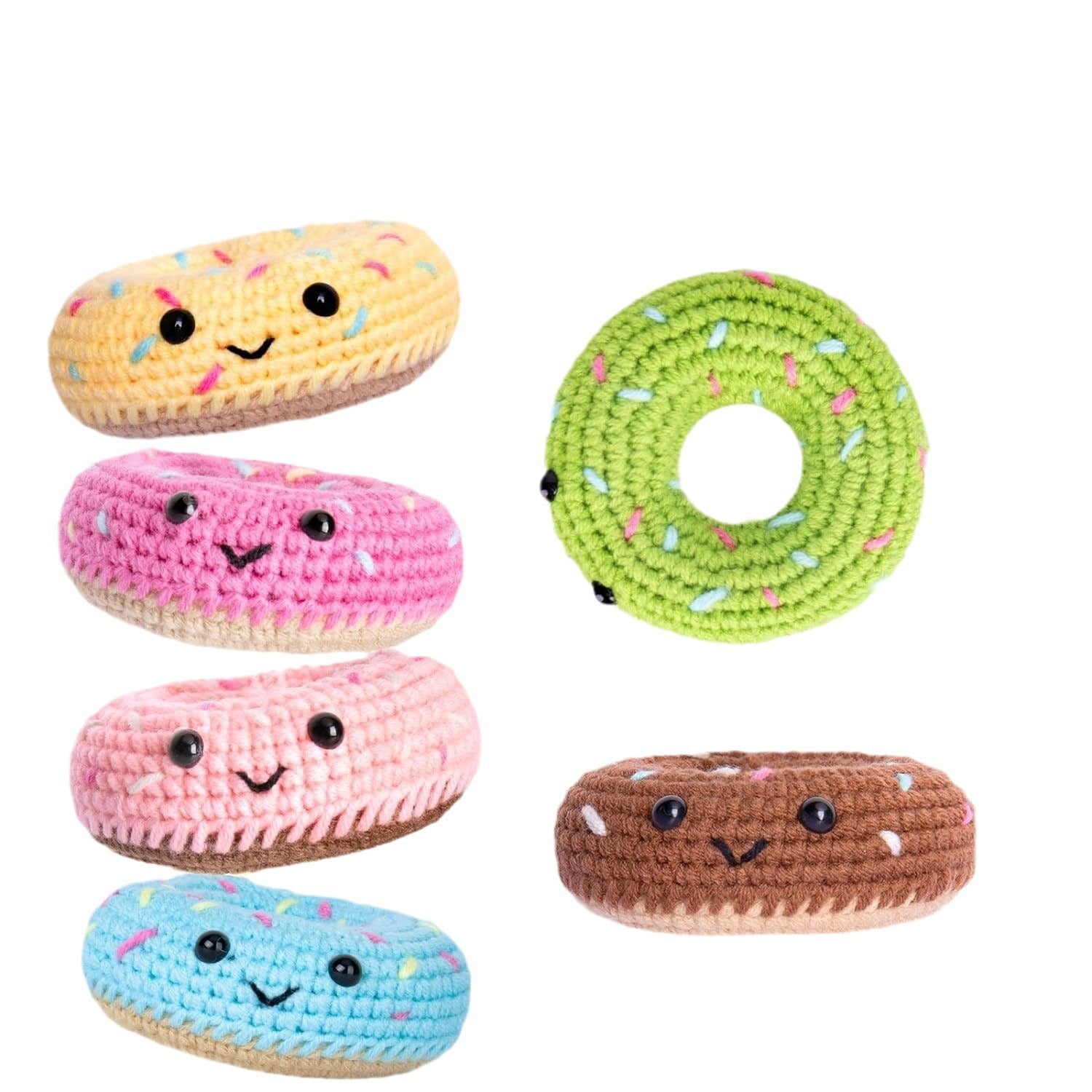 Crochet Kit for Beginners – DIY Animal & Plant Crochet Set, Starter Knitting Kit for Adults and Kids