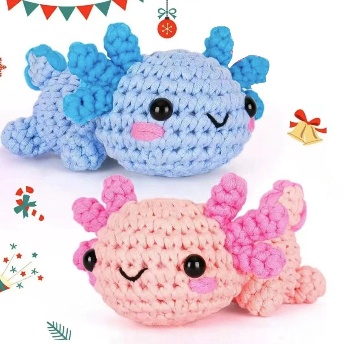 Crochet Kit for Beginners – DIY Animal & Plant Crochet Set, Starter Knitting Kit for Adults and Kids