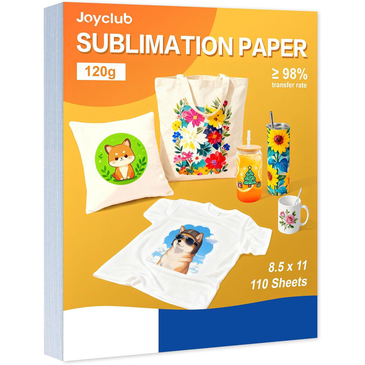 120g Sublimation Paper 8.5×11 Inch - 110 Sheets