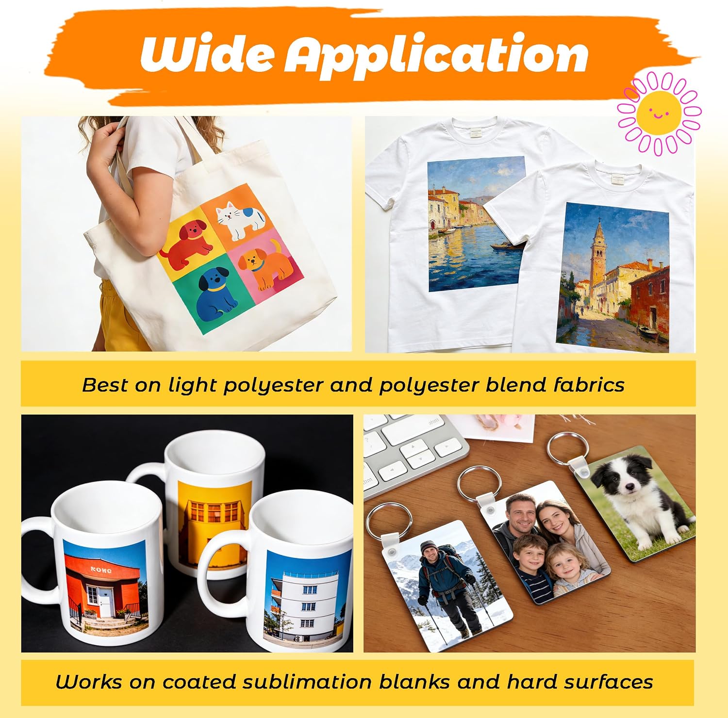 120g Sublimation Paper 8.5×11 Inch - 110 Sheets