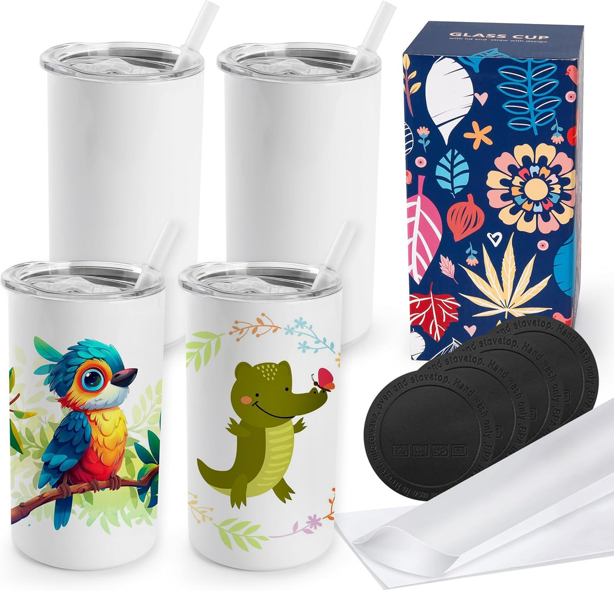 12oz Skinny Sublimation Tumblers