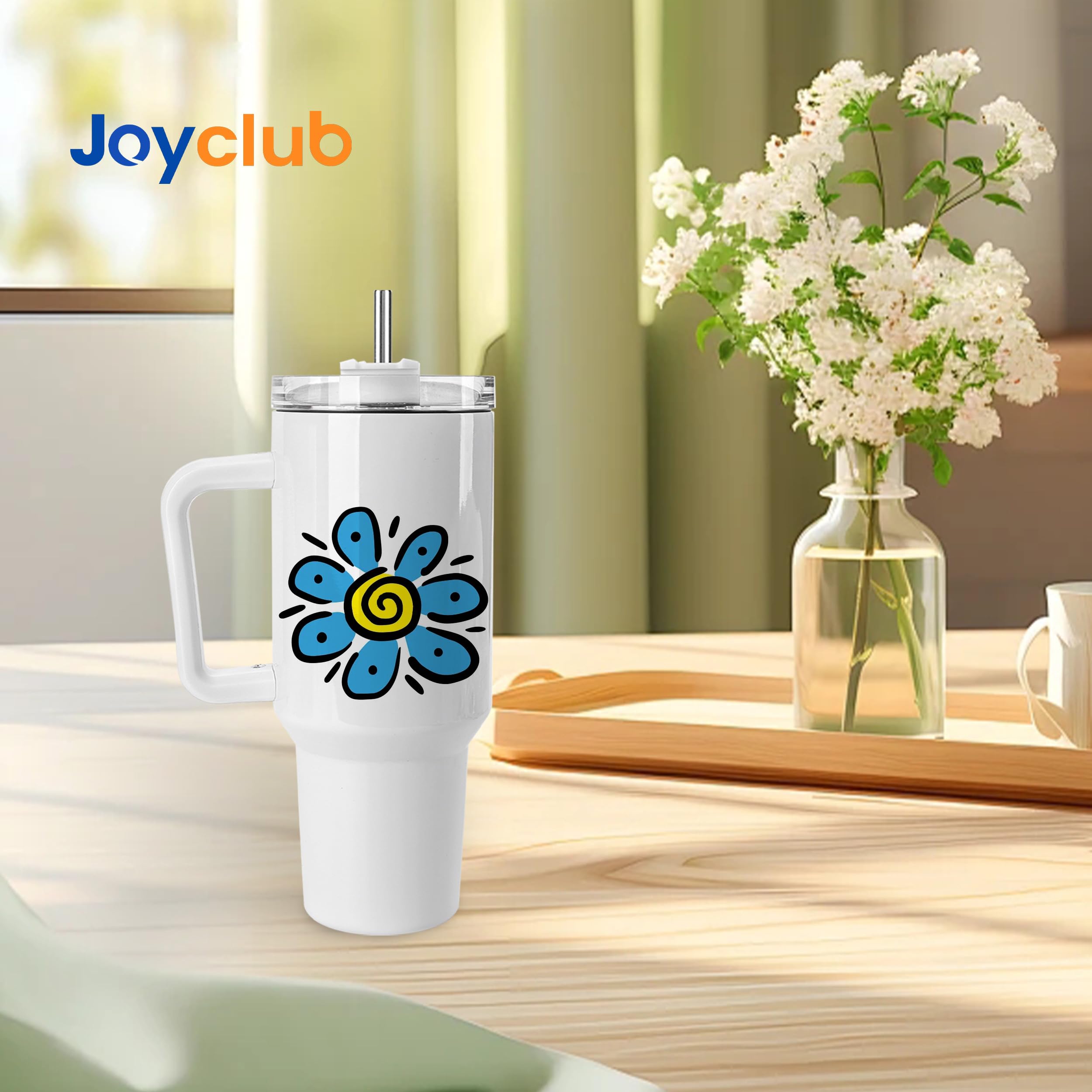 40 OZ Sublimation Tumblers with Handle