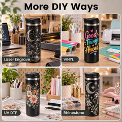 20 oz Tumblers Bulk with Dual-Opening Lids 8 Pack Powder Coated