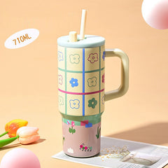 24 oz Tumbler with Lid and Straw - Designer Picks