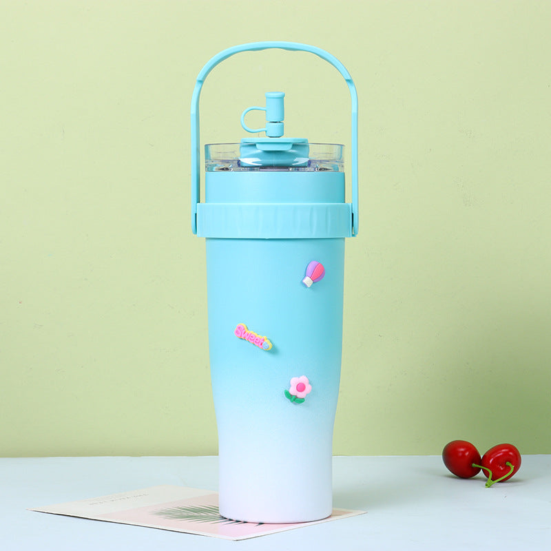 40oz Large Capacity Car Cup Holder Water Bottle - Designer Picks