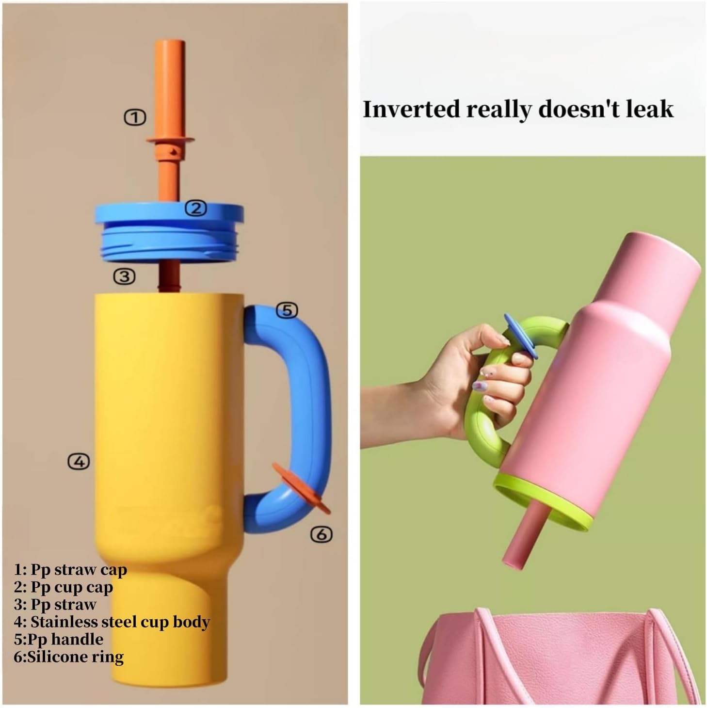 34oz Insulated Travel Tumbler with Straw - Designer Picks