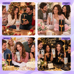 30 oz Sublimation Tumblers, 6 Pack Stainless Steel Tumbler Blanks