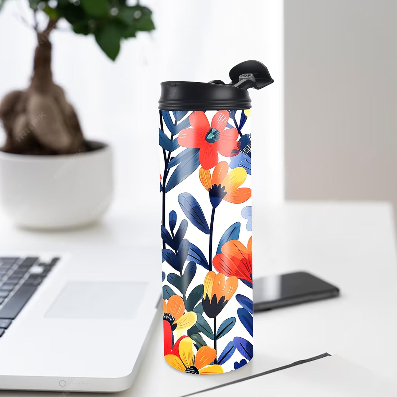 20 OZ Sublimation Water Bottles Blank Tumblers Dual Opening