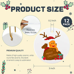 Sublimation Ornament Blanks