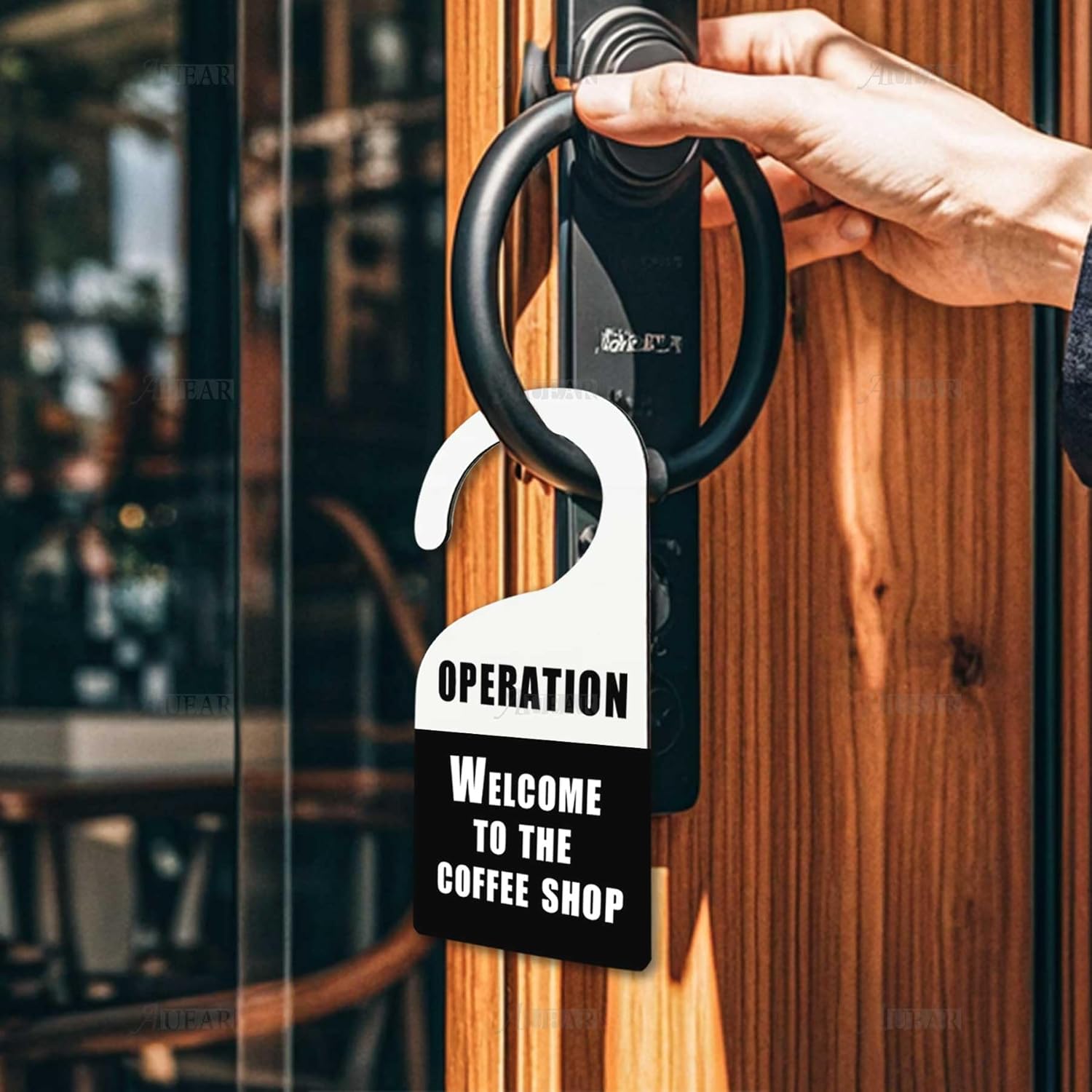 5 Pack Sublimation Blanks Door Sign Wooden Hanger