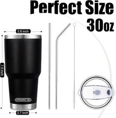 30 oz Black Stainless Steel Tumbler