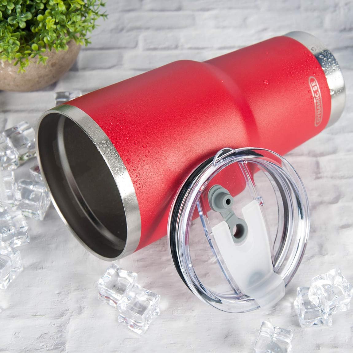 30 oz Red Stainless Steel Tumbler