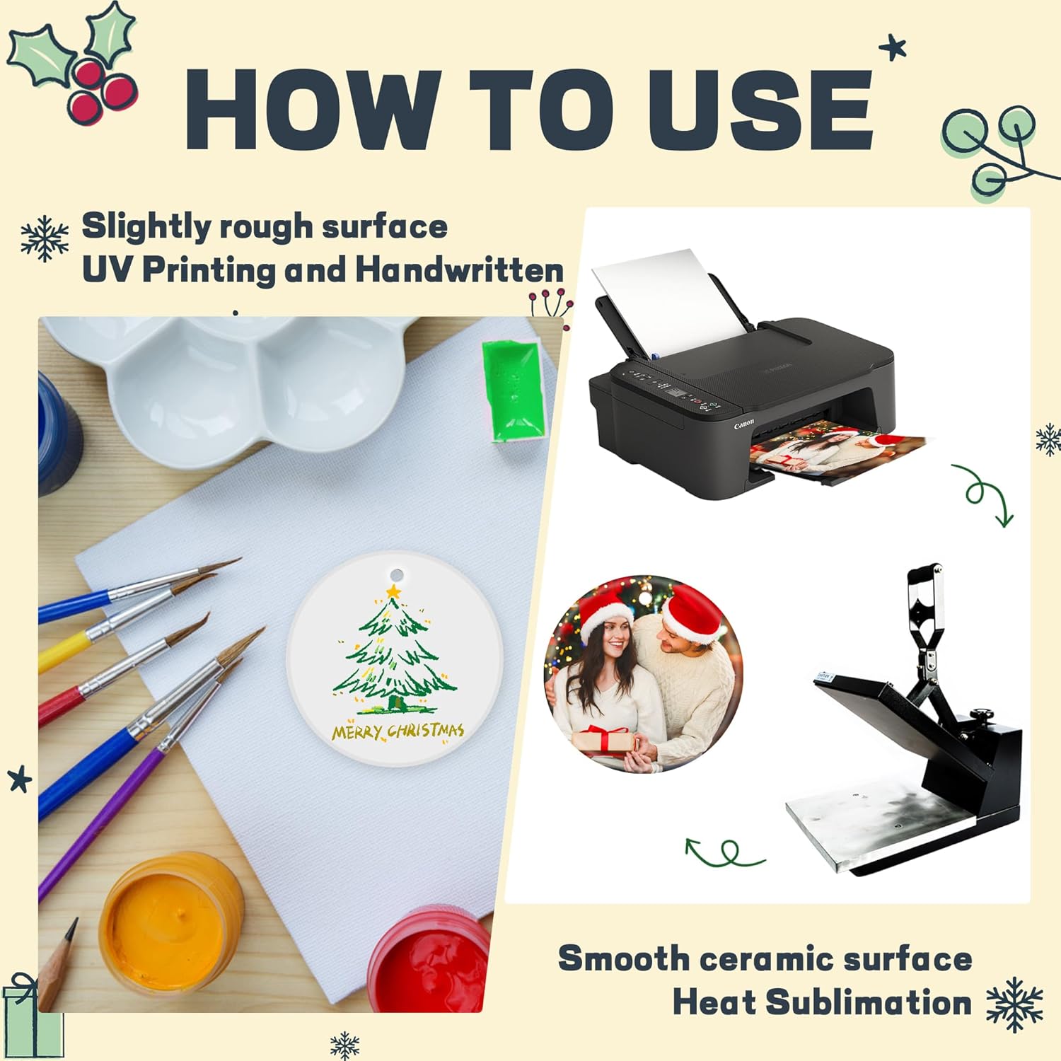 Sublimation Ornament Blanks