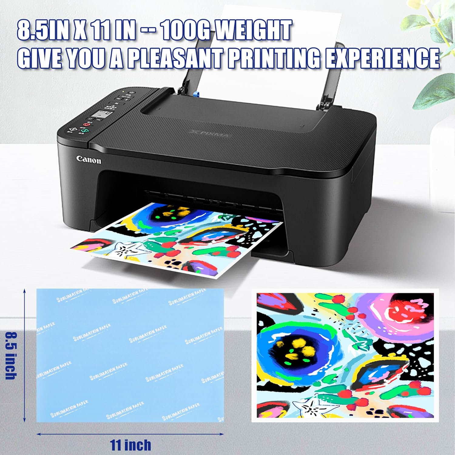 8 pack 20oz Sublimation Tumblers+ Sublimation Paper 110 Sheets (Code:MOM50)
