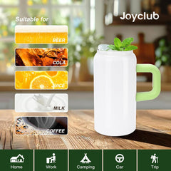 4 Pack 16oz Kids Sublimation Tumblers Blanks with Handle