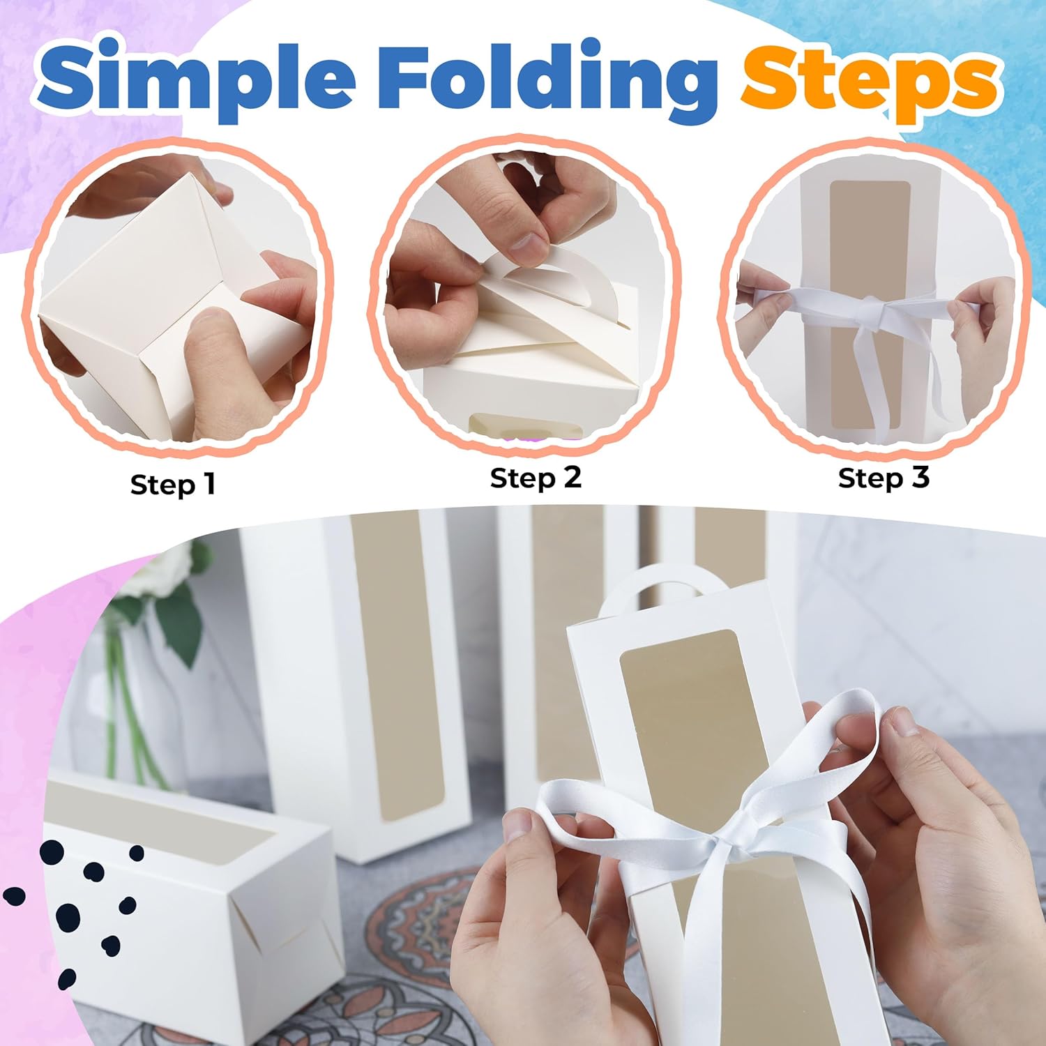 20 Pack Gift Boxes with Ribbon for 20 oz Tumblers