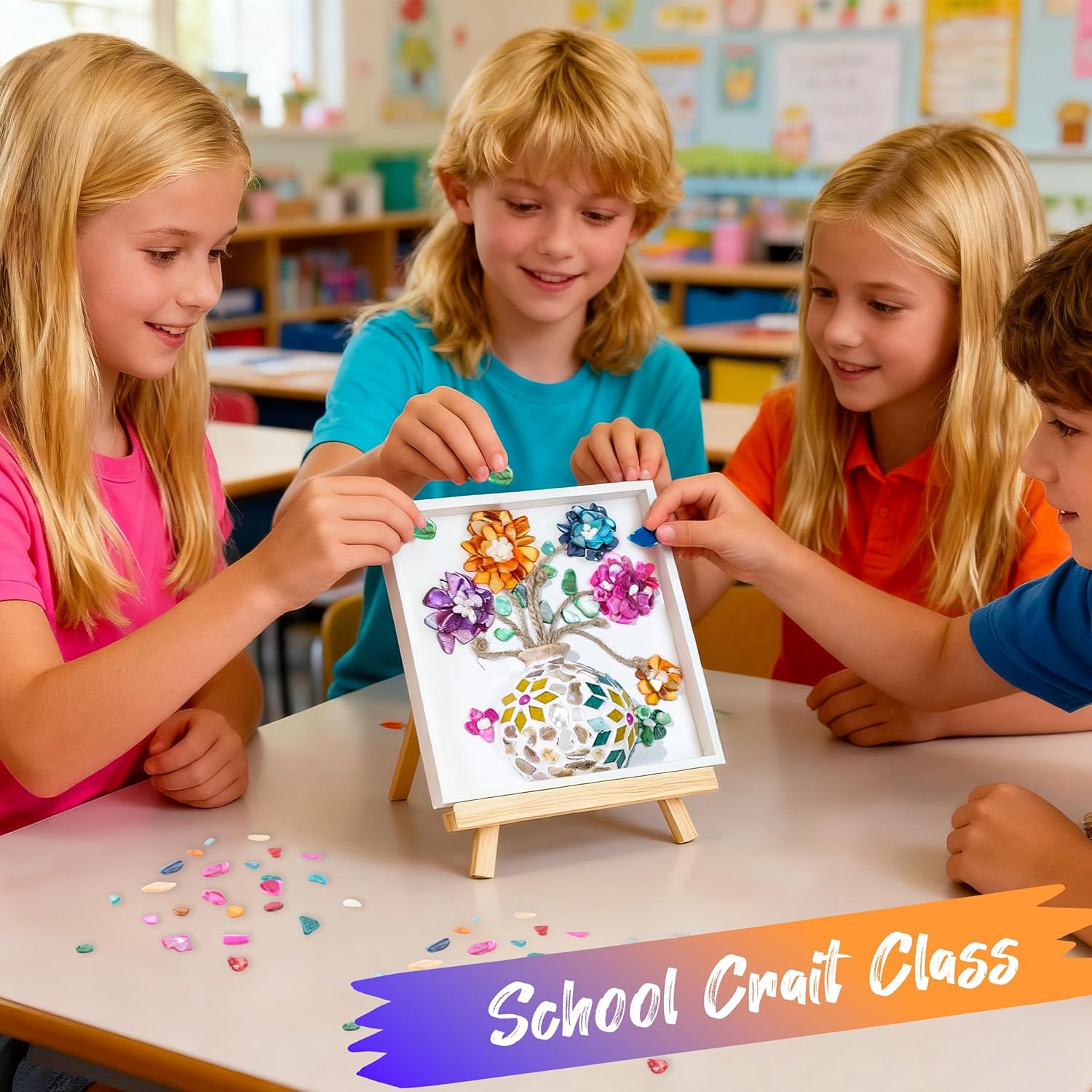 DIY Vase Mosaic Painting Kit