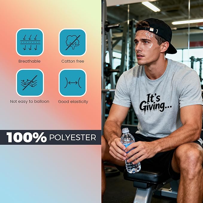 5 PCS Unisex Sublimation Blanks Bulk Polyester T Shirts - grey