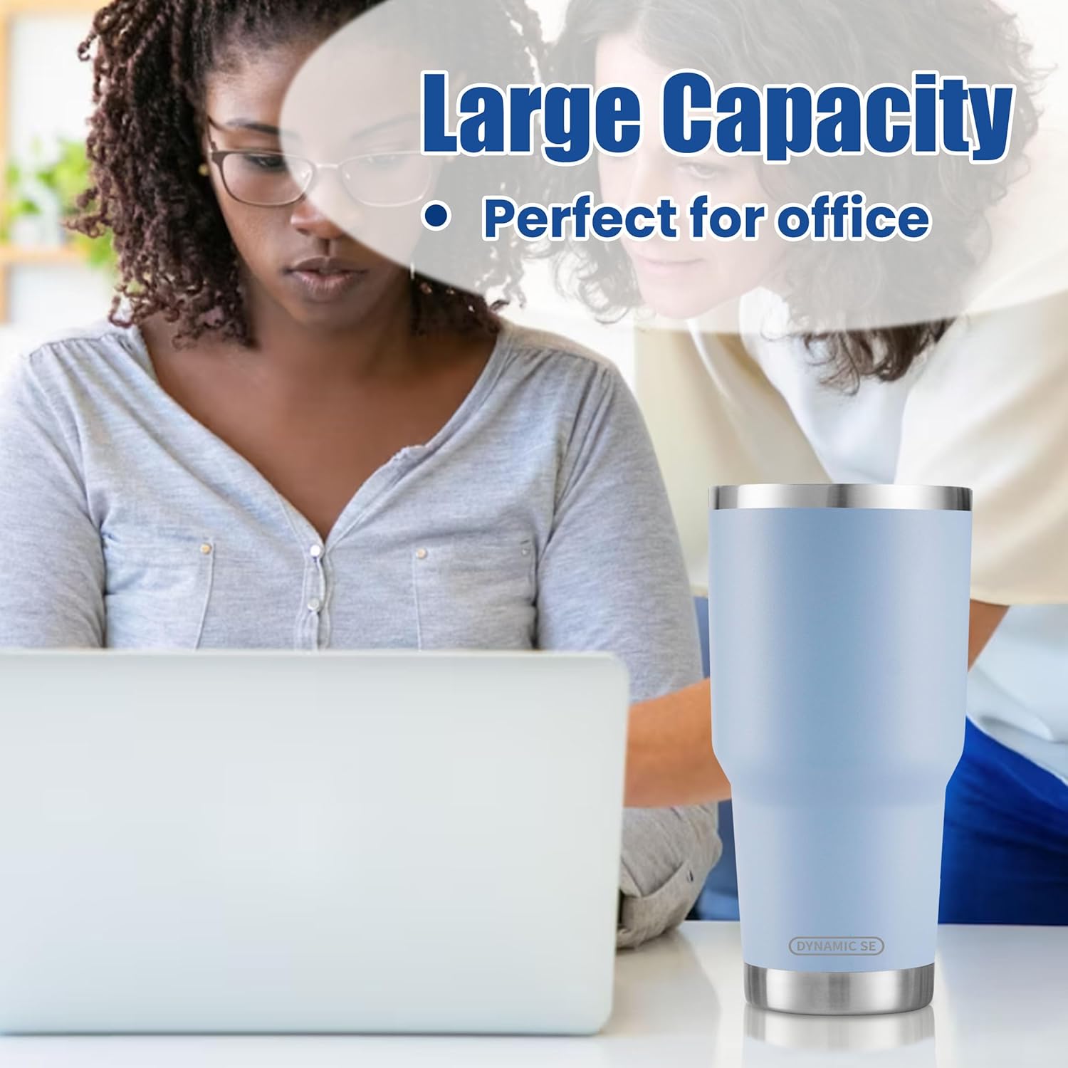 30 oz Sky Blue Stainless Steel Tumbler