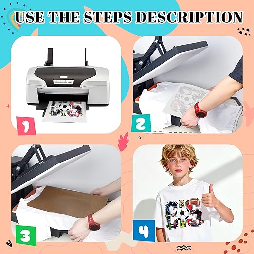 5 Pack White Youth Sublimation Blank T-Shirts Polyester Crew Neck Short Sleeve for Heat Transfer Ages 8–14
