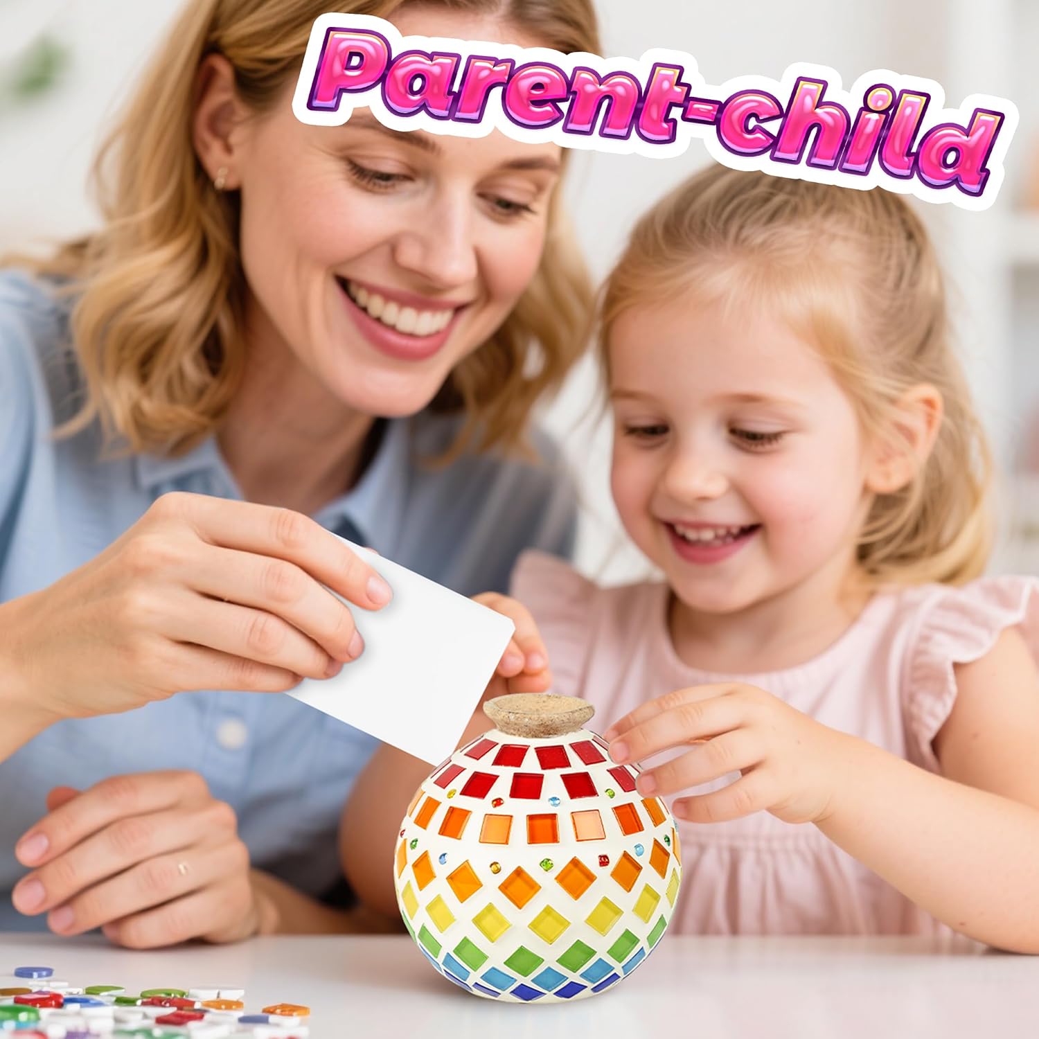 Mosaic Vase Craft Kit – DIY Handmade Project
