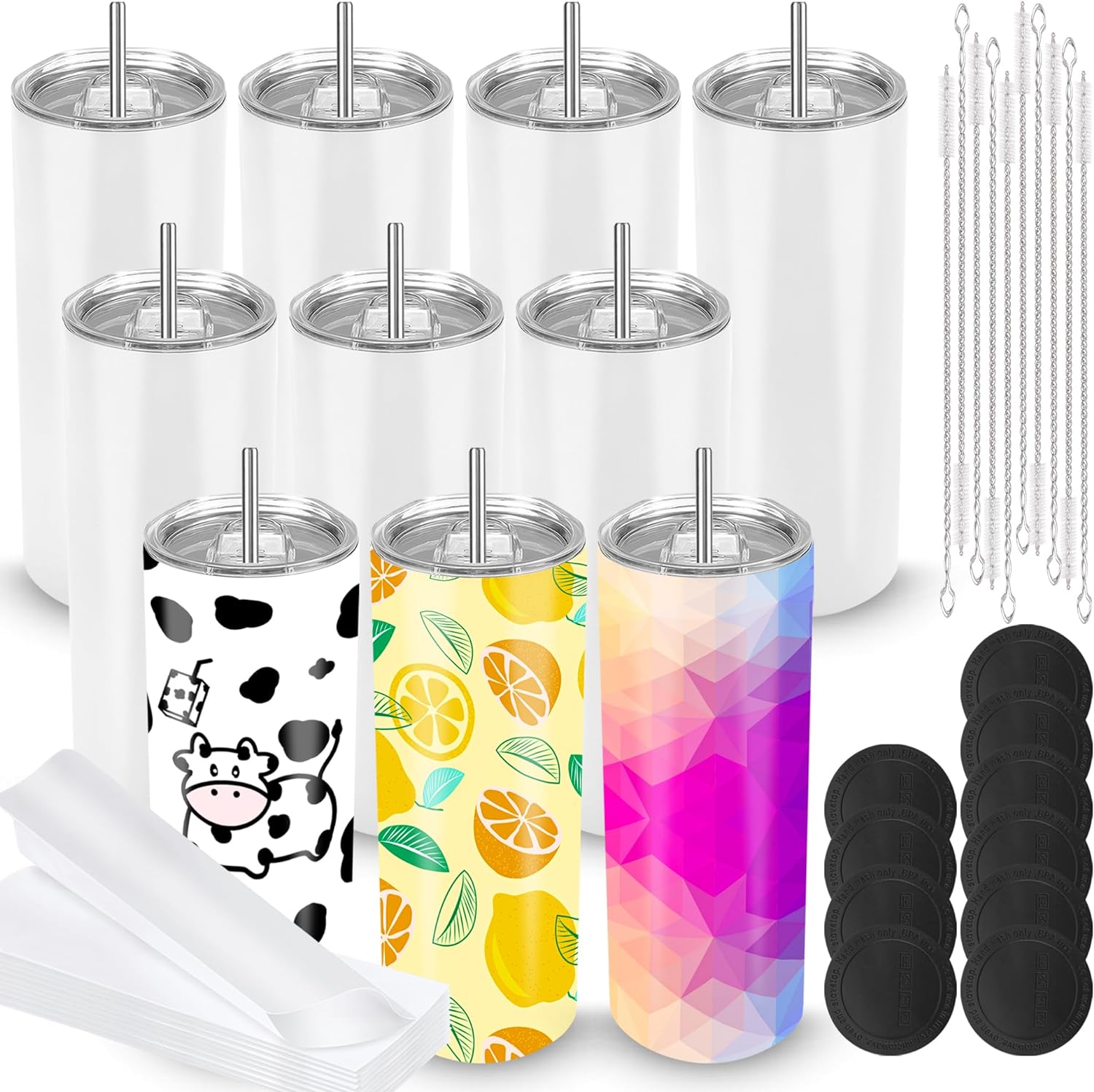 30 OZ Sublimation Tumblers（Round Bottom）