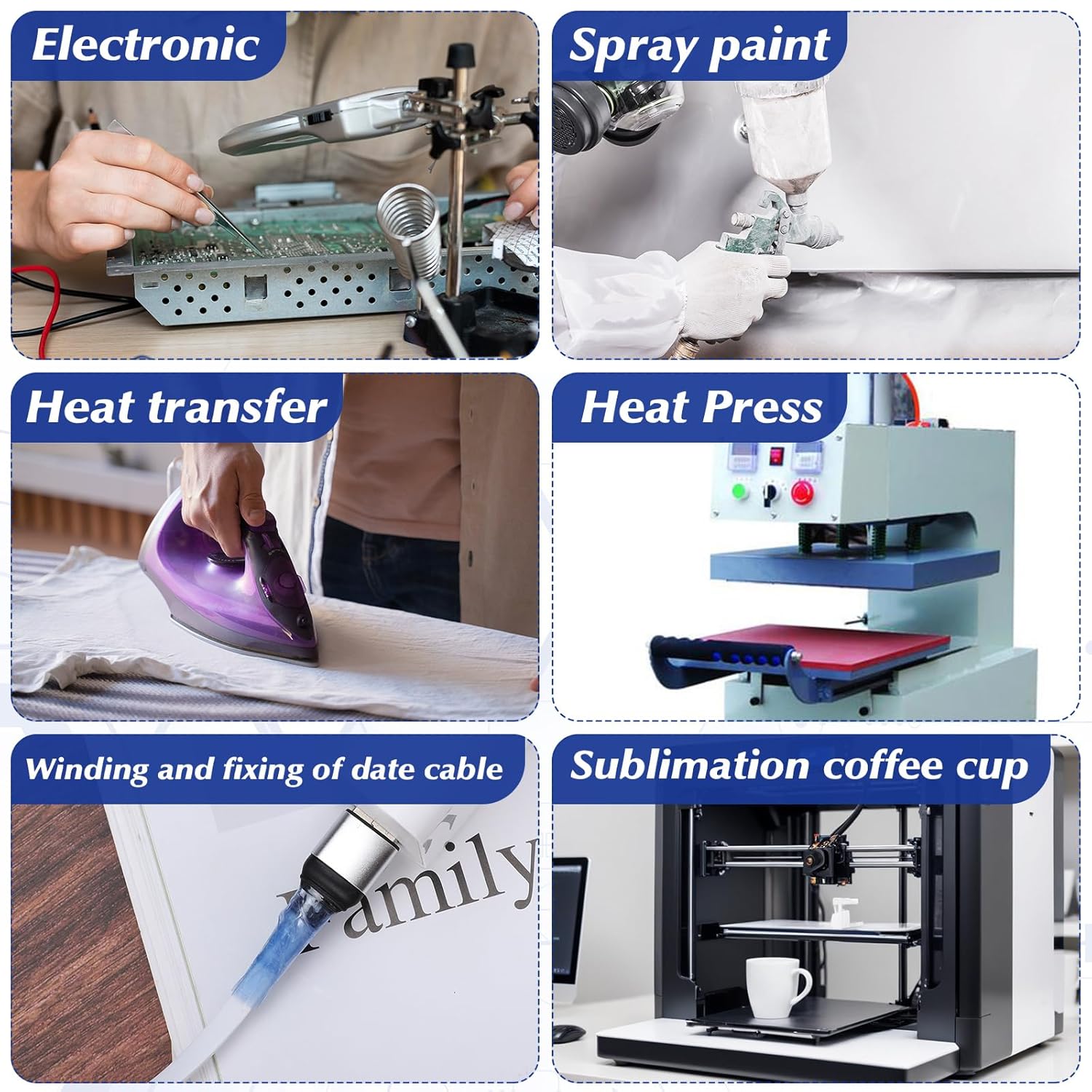 Heat Resistant Tape - Sublimation Tape  Heat Transfer Tape