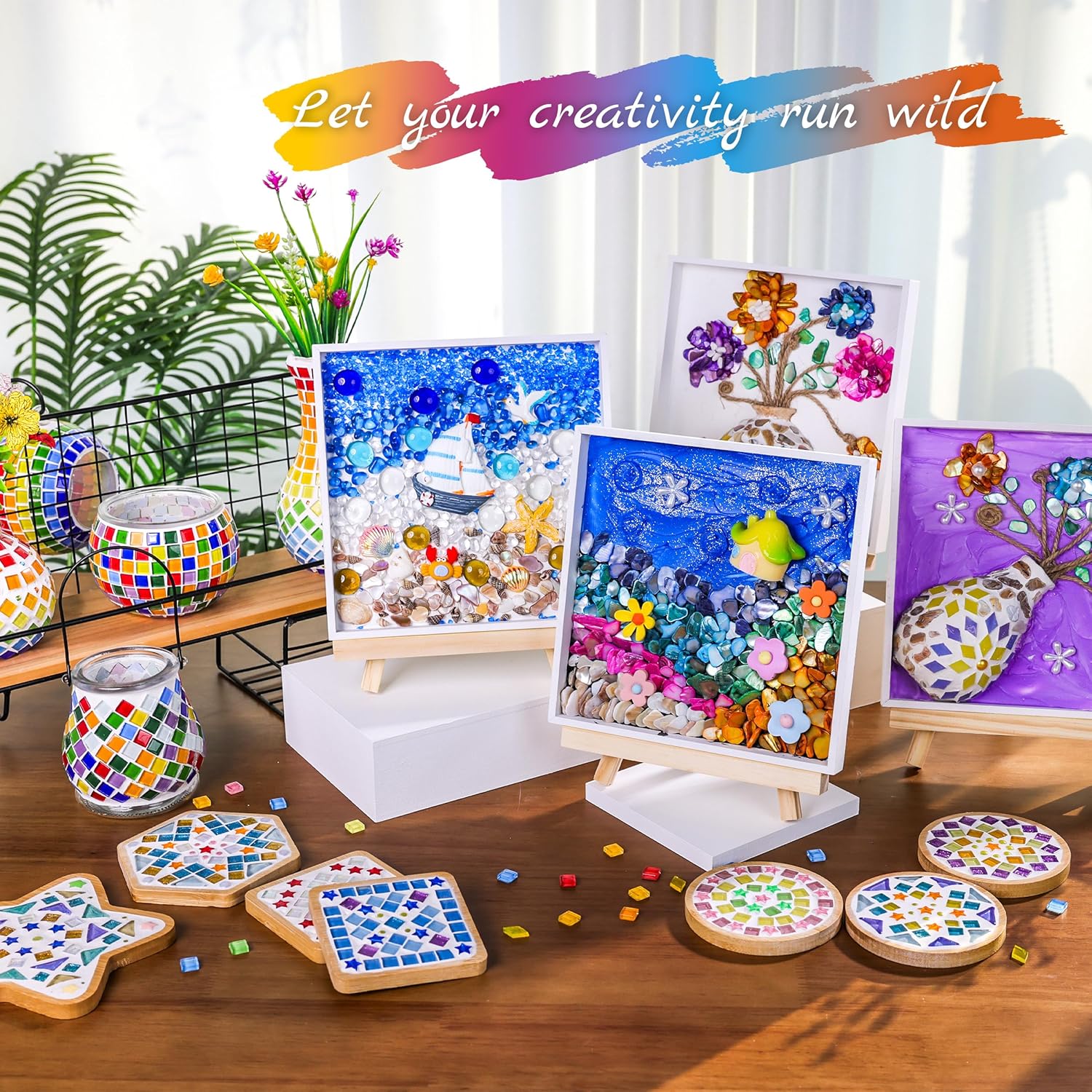 DIY Mosaic Painting Kit – Star Theme