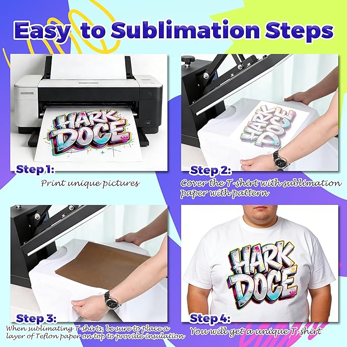 10 Pack Sublimation T-Shirts Bulk – Unisex White Polyester for Heat Transfer - XXXL