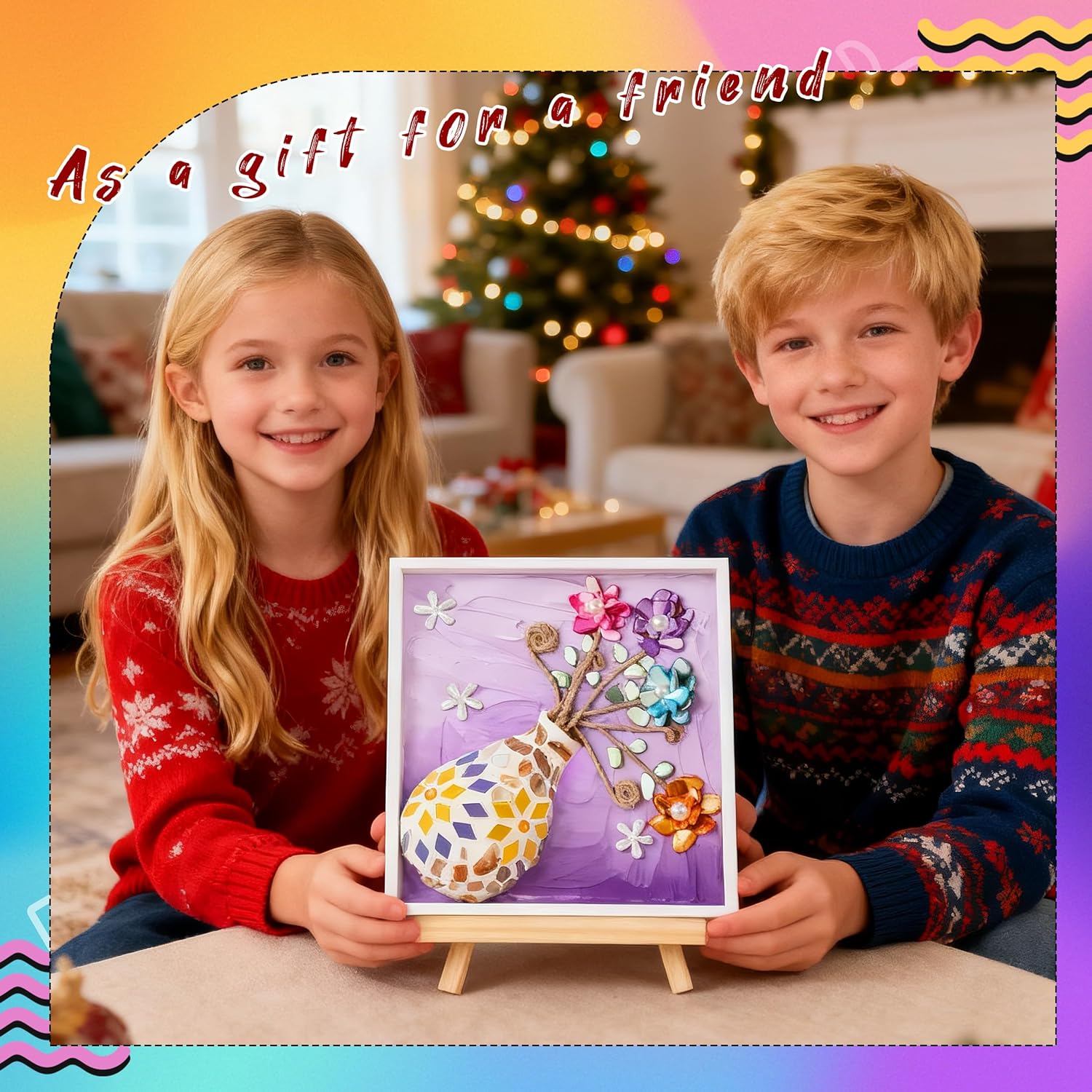 DIY Vase Mosaic Painting Kit