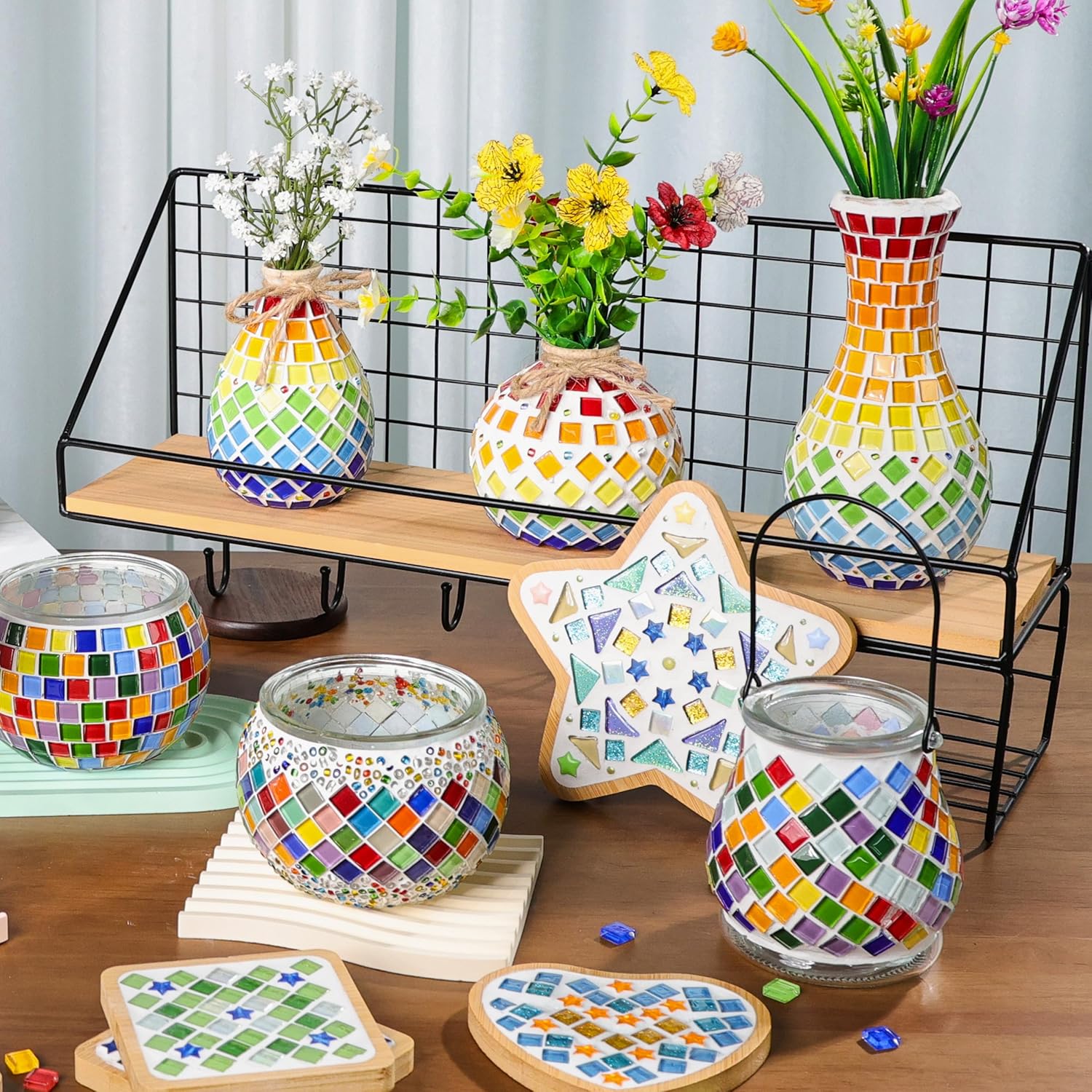 DIY Mosaic Flower Vase Kit