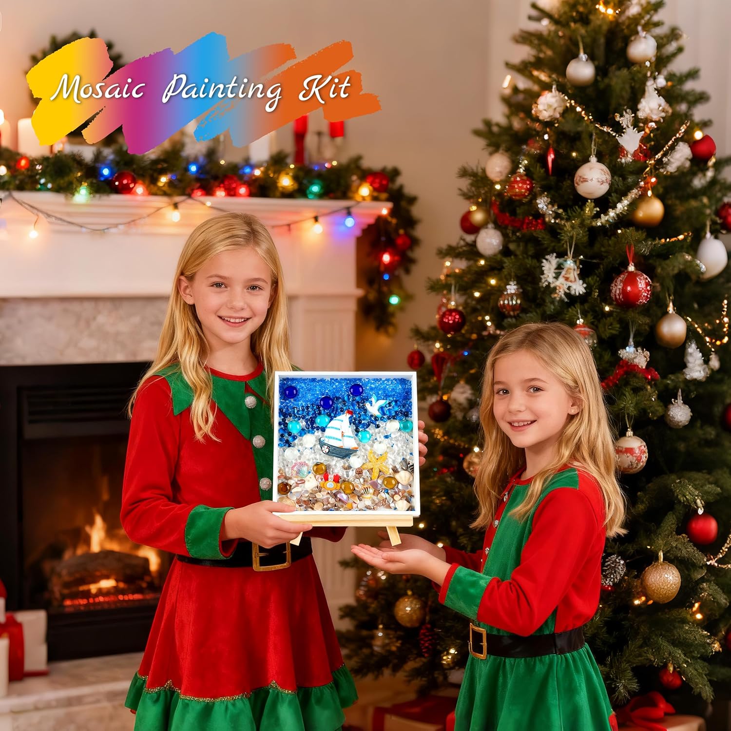 DIY Mosaic Painting Kit – Sea Theme