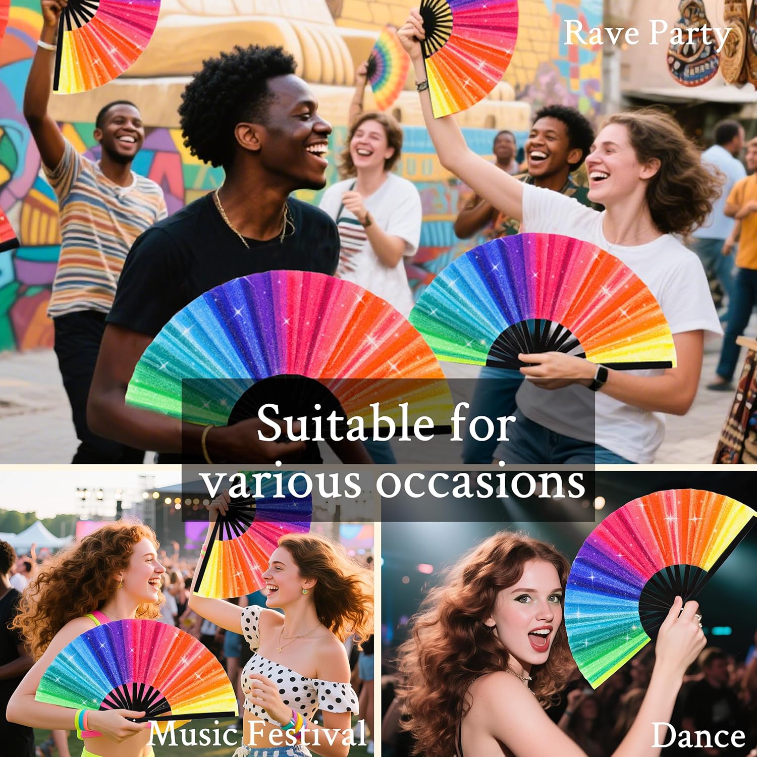 Joyclub Clack Fans - Rainbow