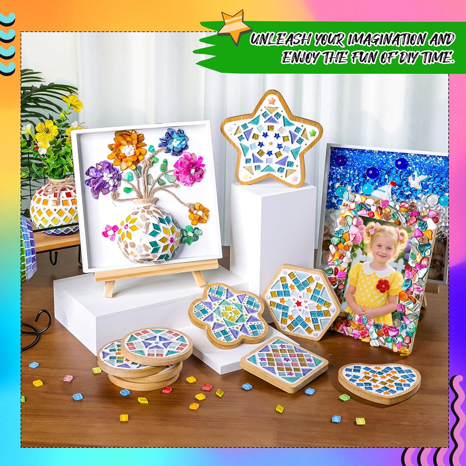DIY Vase Mosaic Painting Kit