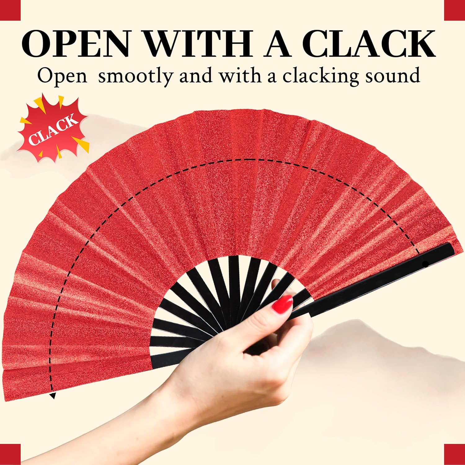 Joyclub Clack Fans - Gitter Red