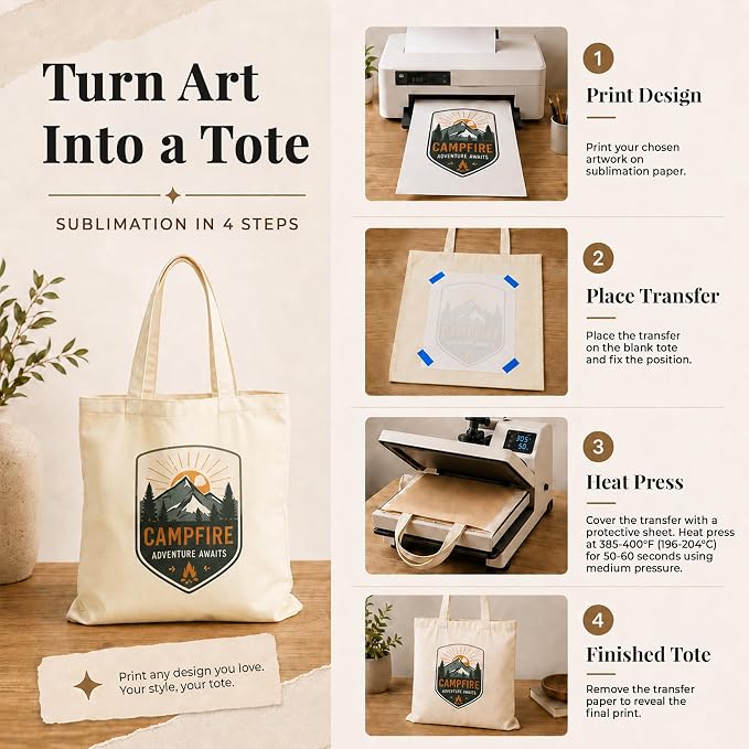 20 Pack Canvas Tote Bags Bulk – 13 x 15 Inch, Natural