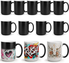 12 Pack 15 oz Color Changing Sublimation Mugs – Ceramic Blanks