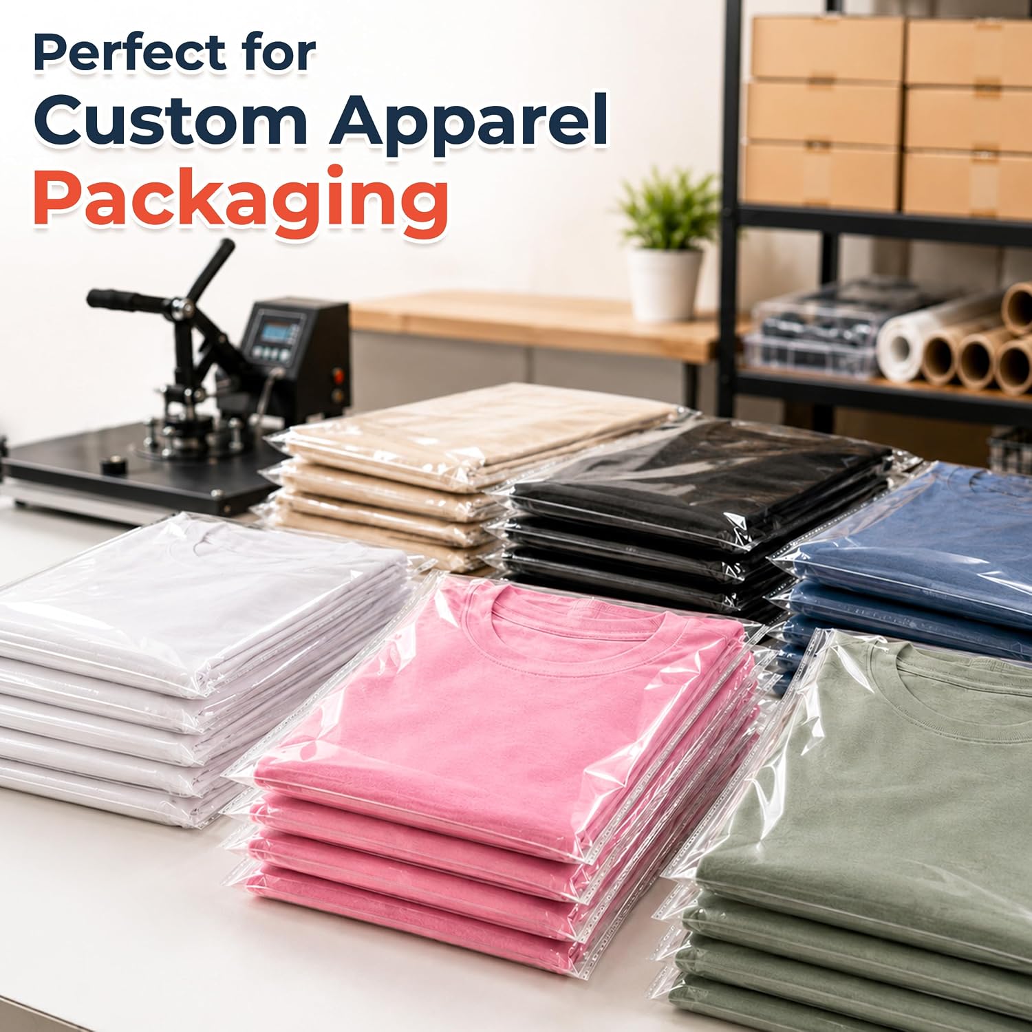 Clear Self-Sealing Cellophane Bags