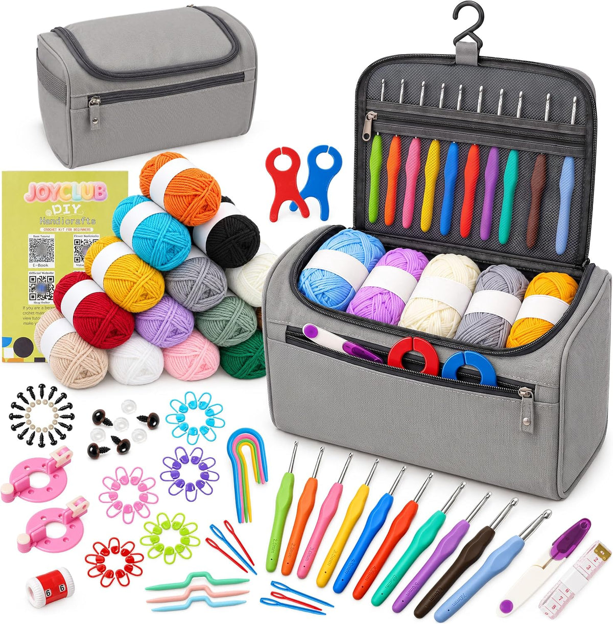 Crochet Kit for Beginners Adults, Beginner-Friendly, Complete Set